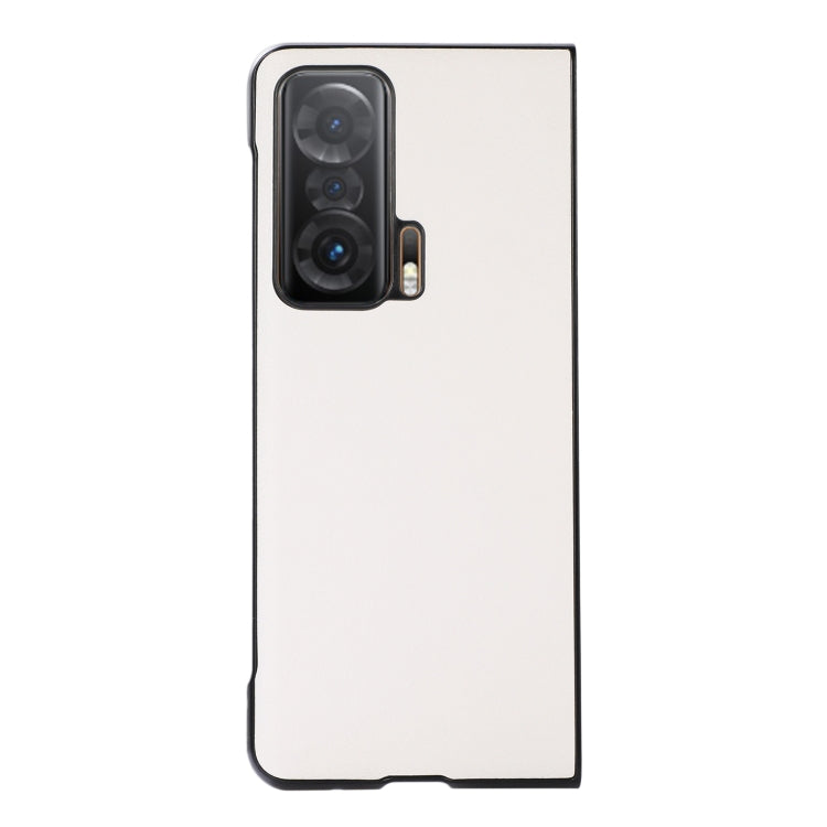 For Honor Magic Vs Two-color Litchi Texture Phone Case(White) by buy2fix