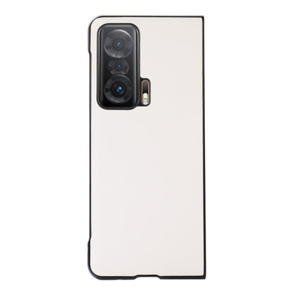 For Honor Magic Vs Two-color Litchi Texture Phone Case(White) by buy2fix