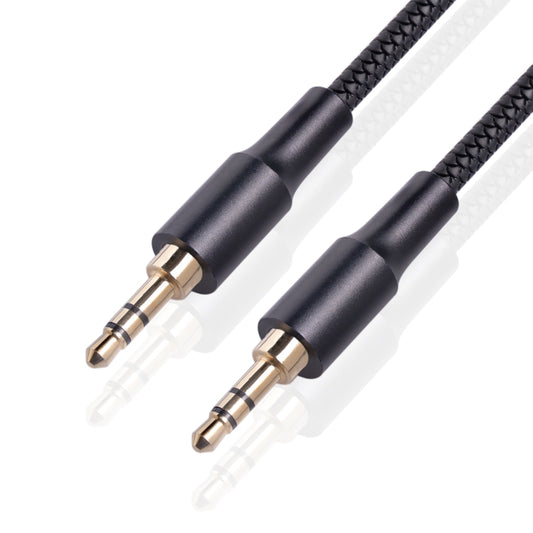 2130 3.5mm Male to 3.5mm Male Audio Cable, Length: 1m(Black) - Microphone Audio Cable & Connector by buy2fix | Online Shopping UK | buy2fix