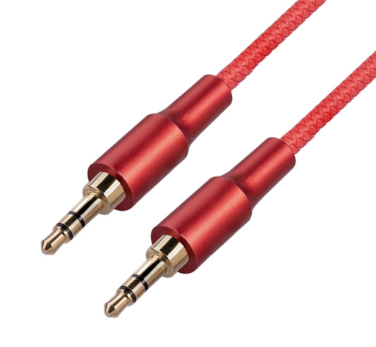 2130 3.5mm Male to 3.5mm Male Audio Cable, Length: 1m(Red) - Microphone Audio Cable & Connector by buy2fix | Online Shopping UK | buy2fix