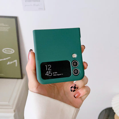 For Samsung Galaxy Z Flip3 5G Skin Feel MagSafe Magnetic Phone Case(White) by buy2fix