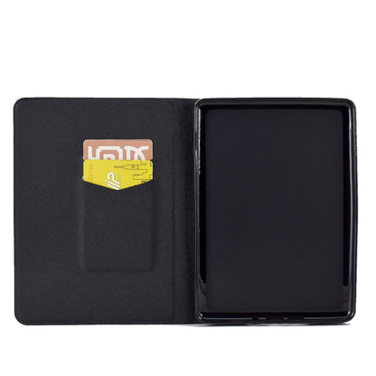 For Amazon Kindle Paperwhite 5 2021 Electric Pressed TPU Smart Leather Tablet Case(Blue Butterfly) - Amazon by buy2fix | Online Shopping UK | buy2fix