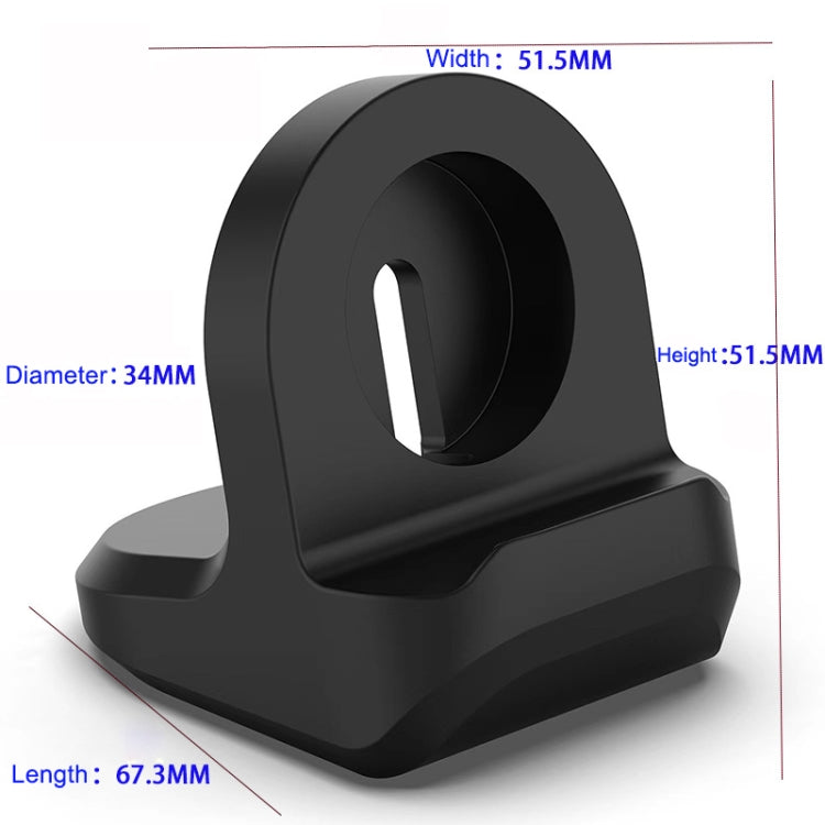 For Google Pixel Watch Smart Watch Silicone Charging Holder(Black) - Other by buy2fix | Online Shopping UK | buy2fix