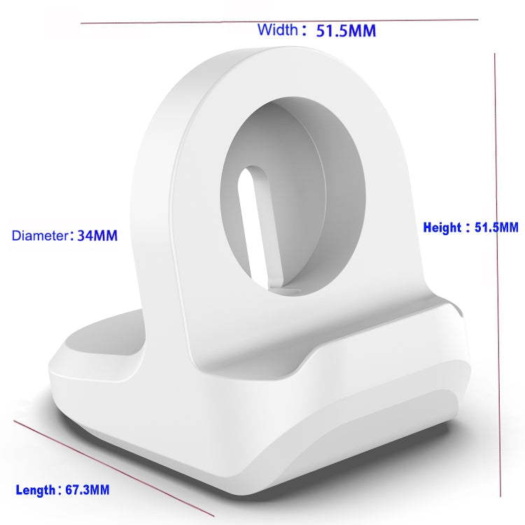 For Google Pixel Watch Smart Watch Silicone Charging Holder(White) - Other by buy2fix | Online Shopping UK | buy2fix