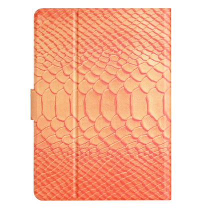 For Amazon Kindle Paperwhite 5 Solid Color Crocodile Texture Leather Smart Tablet Case(Orange) - Amazon by buy2fix | Online Shopping UK | buy2fix