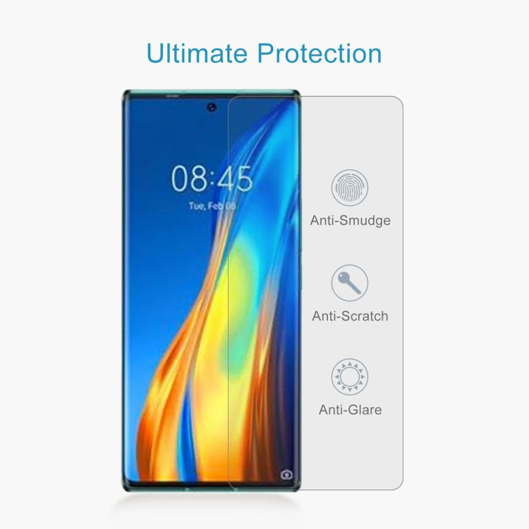 For Tecno Phantom X2 50pcs 0.26mm 9H 2.5D Tempered Glass Film by buy2fix