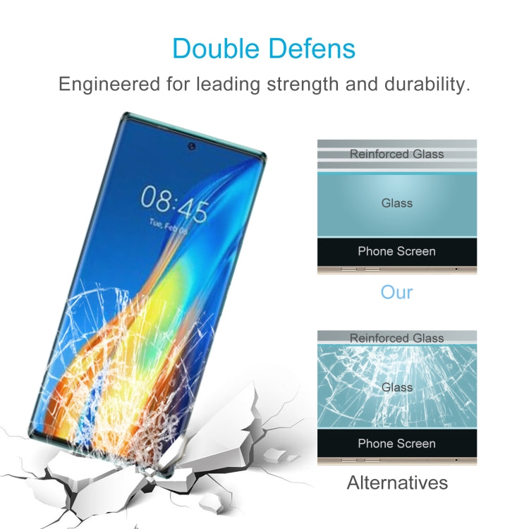 For Tecno Phantom X2 50pcs 0.26mm 9H 2.5D Tempered Glass Film by buy2fix