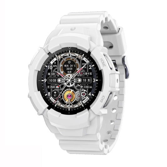 For Samsung Galaxy Watch5 44mm Solid Color Silicone Watch Band(White) - Watch Bands by buy2fix | Online Shopping UK | buy2fix