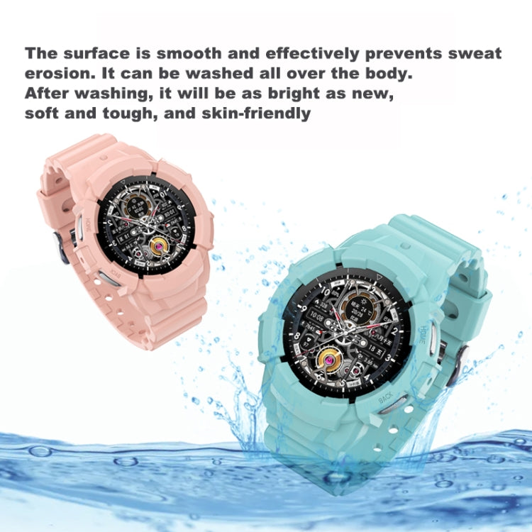 For Samsung Galaxy Watch5 44mm Solid Color Silicone Watch Band(Black) - Watch Bands by buy2fix | Online Shopping UK | buy2fix