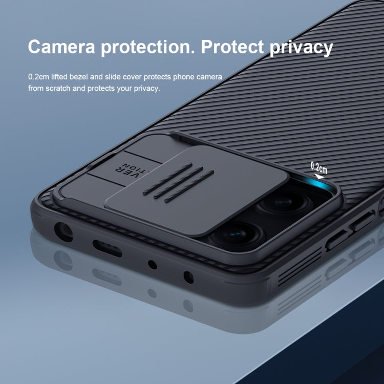 For Xiaomi Redmi Note 12 Pro+ NILLKIN CamShield Pro PC Phone Case(Black) - Xiaomi Cases by NILLKIN | Online Shopping UK | buy2fix