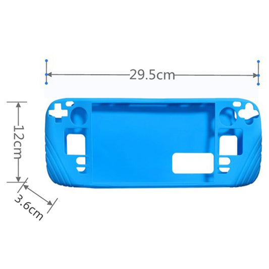 For Steam Deck Shockproof Silicone Game Console Protective Case(Cyan) - Cover Case by buy2fix | Online Shopping UK | buy2fix