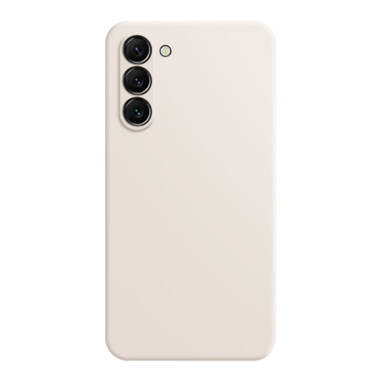 Pour Samsung Galaxy S23 + 5G Étui de téléphone en silicone liquide imitation (blanc)