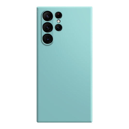For Samsung Galaxy S23 Ultra 5G Imitation Liquid Silicone Phone Case(Sky Blue) - Galaxy S23 Ultra 5G Cases by buy2fix | Online Shopping UK | buy2fix