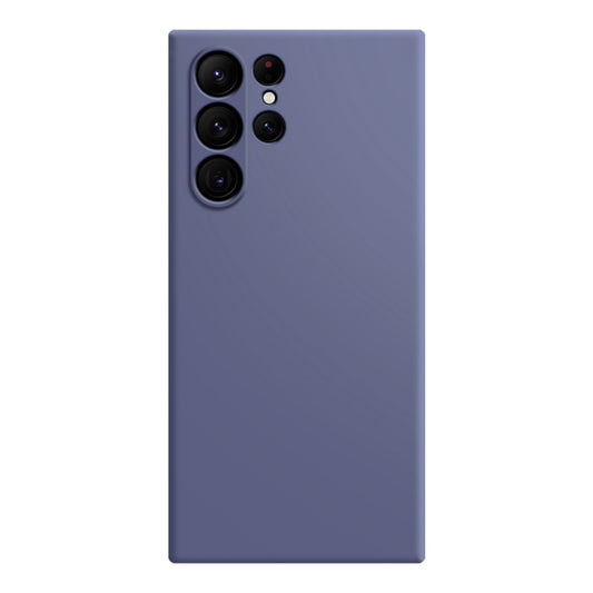 For Samsung Galaxy S23 Ultra 5G Imitation Liquid Silicone Phone Case(Grey) - Galaxy S23 Ultra 5G Cases by buy2fix | Online Shopping UK | buy2fix