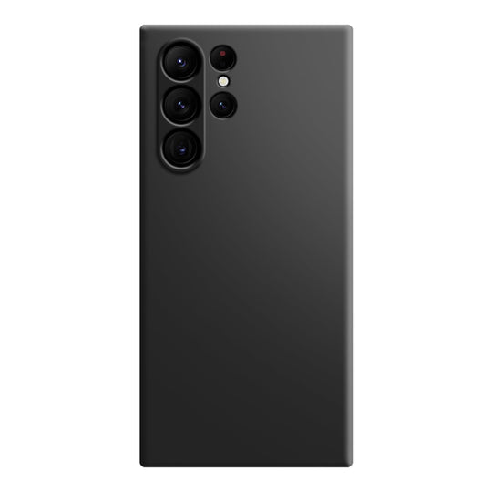 Pour Samsung Galaxy S23 Ultra 5G Étui de téléphone en silicone liquide imitation (noir)