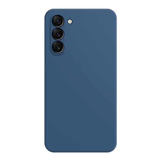 Pour Samsung Galaxy S23 5G Étui de téléphone en silicone liquide imitation (bleu)