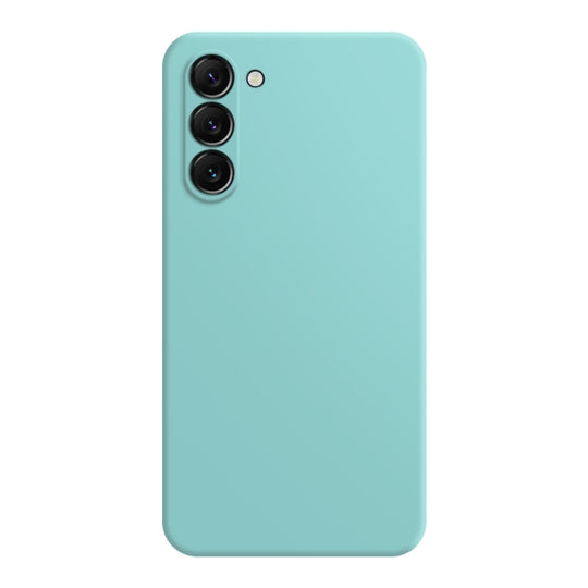 Pour Samsung Galaxy S23 5G Étui de téléphone en silicone liquide imitation (bleu ciel)