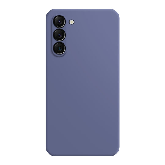 Pour Samsung Galaxy S23 5G Étui de téléphone en silicone liquide imitation (gris)