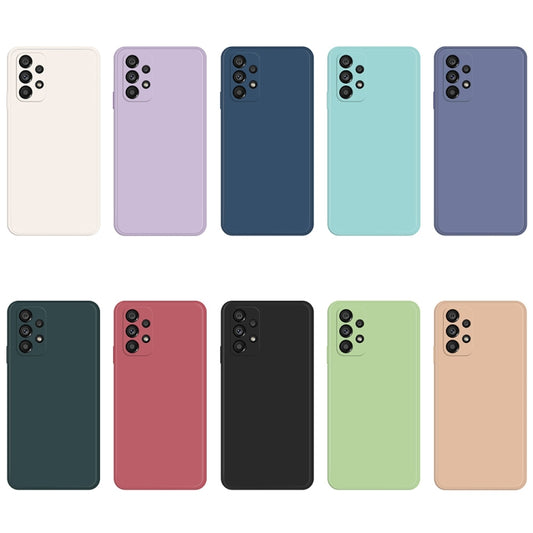 For Samsung Galaxy A73 5G Imitation Liquid Silicone Phone Case(White) by buy2fix