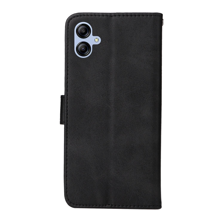 For Samsung Galaxy A04e Classic Calf Texture Flip Leather Phone Case(Black) by buy2fix