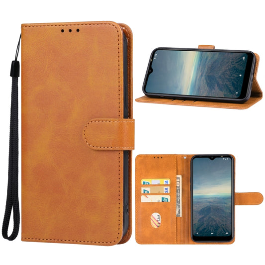 For Vodafone Smart V22 Leather Phone Case(Brown) - More Brand by buy2fix | Online Shopping UK | buy2fix