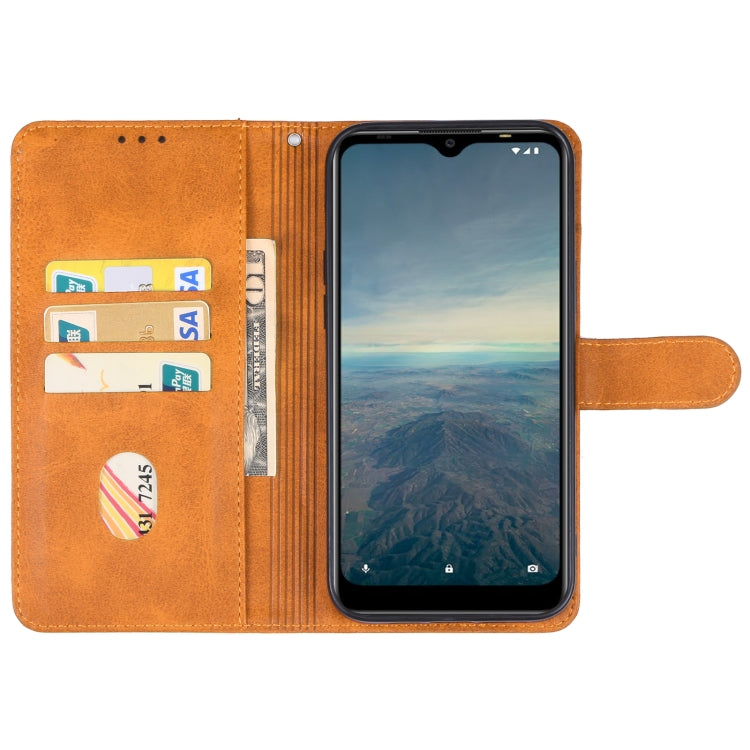 For Vodafone Smart V22 Leather Phone Case(Brown) - More Brand by buy2fix | Online Shopping UK | buy2fix