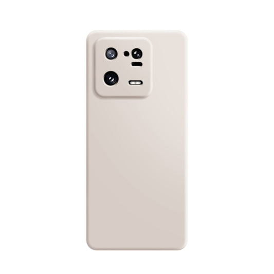 For Xiaomi 13 Pro Imitation Liquid Silicone Phone Case(White) - Xiaomi Cases by buy2fix | Online Shopping UK | buy2fix