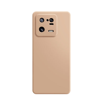 For Xiaomi 13 Pro Imitation Liquid Silicone Phone Case(Apricot) - Xiaomi Cases by buy2fix | Online Shopping UK | buy2fix