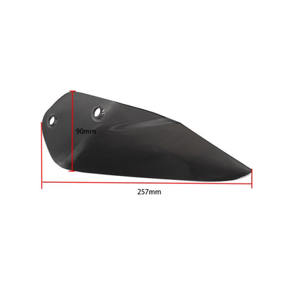 For BMW R1200GS / R1250GS ADV 2014-22 Motorcycle Side Windshield(Black) - Ornamental Parts by buy2fix | Online Shopping UK | buy2fix