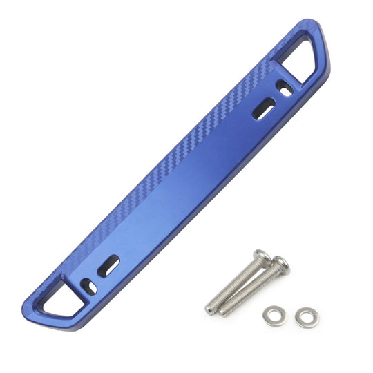 Car Modification Carbon Fiber Pattern License Plate Frame Holder(Blue)
