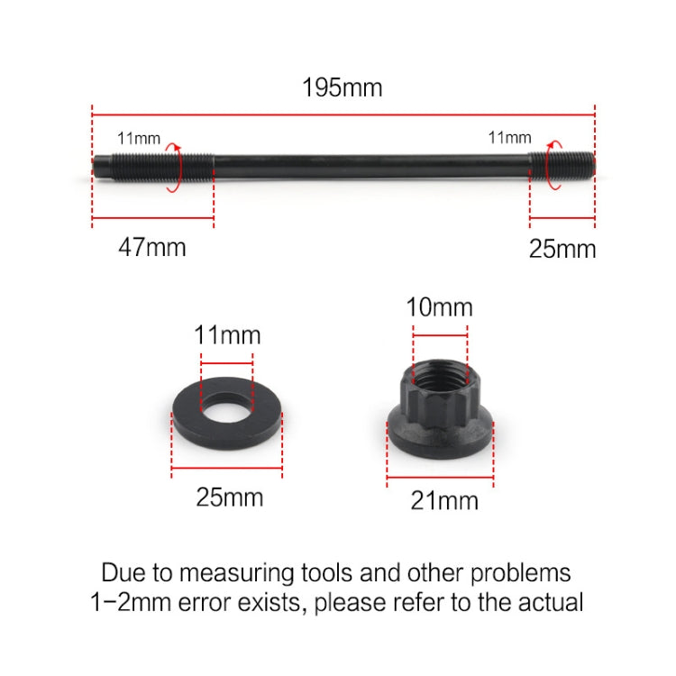 For Subaru Impreza WRX STi EJ20 EJ25 Car Cylinder Head Stud Kit - Air Intake System by buy2fix | Online Shopping UK | buy2fix