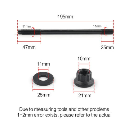 For Subaru Impreza WRX STi EJ20 EJ25 Car Cylinder Head Stud Kit - Air Intake System by buy2fix | Online Shopping UK | buy2fix