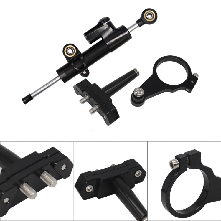 For Yamaha YZF / R15 / V3 MO-DS001 Motorcycle Damper Mounting Bracket(Black) - Holder by buy2fix | Online Shopping UK | buy2fix