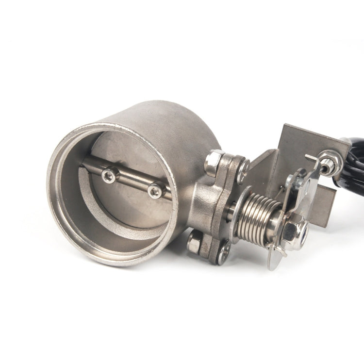 Oblique Sports Car Manually Open Exhaust Pipe Valve for 51mm Tube - Exhaust Pipes by buy2fix | Online Shopping UK | buy2fix