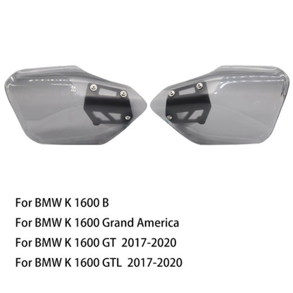 For BMW K 1600 B / K 1600 GT MO-HS005 Motorcycle Windshield Hand Guards Protectors(Grey) - Ornamental Parts by buy2fix | Online Shopping UK | buy2fix