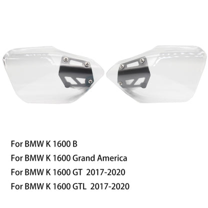 For BMW K 1600 B / K 1600 GT MO-HS005 Motorcycle Windshield Hand Guards Protectors(Transparent) - Ornamental Parts by buy2fix | Online Shopping UK | buy2fix