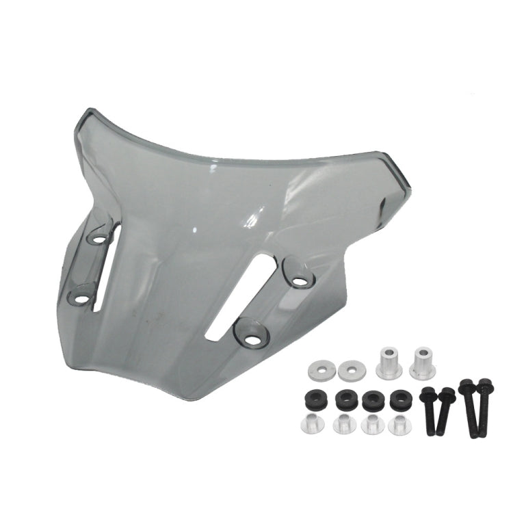 For Yamaha MT09 FZ09 21-22 Motorcycle Airflow Deflector Windshield(Grey) - Ornamental Parts by buy2fix | Online Shopping UK | buy2fix