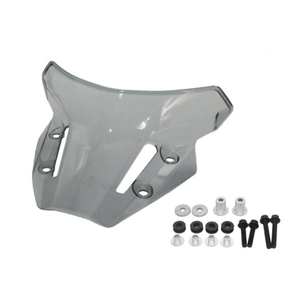 For Yamaha MT09 FZ09 21-22 Motorcycle Airflow Deflector Windshield(Grey) - Ornamental Parts by buy2fix | Online Shopping UK | buy2fix