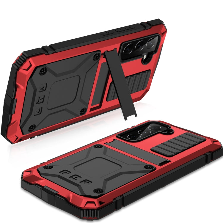For Samsung Galaxy S23+ 5G R-JUST Life Waterproof Dustproof Shockproof Phone Case(Red) - Galaxy S23+ 5G Cases by R-JUST | Online Shopping UK | buy2fix