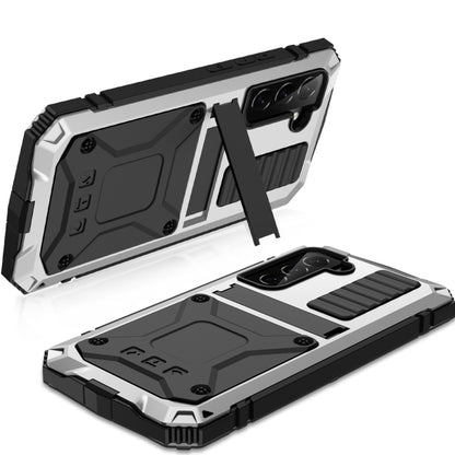 For Samsung Galaxy S23+ 5G R-JUST Life Waterproof Dustproof Shockproof Phone Case(Silver) - Galaxy S23+ 5G Cases by R-JUST | Online Shopping UK | buy2fix