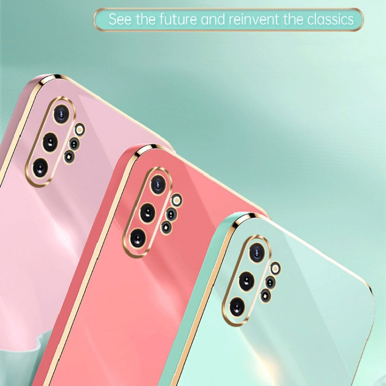 For Samsung Galaxy Note10+ XINLI Straight Edge 6D Electroplate TPU Phone Case(Black) - Galaxy Phone Cases by XINLI | Online Shopping UK | buy2fix