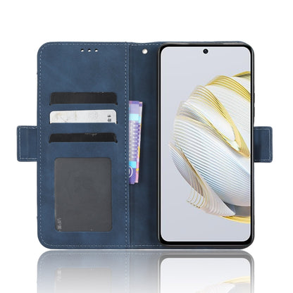For Huawei nova 10 SE Skin Feel Calf Texture Card Slots Leather Phone Case(Blue) - Huawei Cases by buy2fix | Online Shopping UK | buy2fix