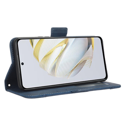 For Huawei nova 10 SE Skin Feel Calf Texture Card Slots Leather Phone Case(Blue) - Huawei Cases by buy2fix | Online Shopping UK | buy2fix