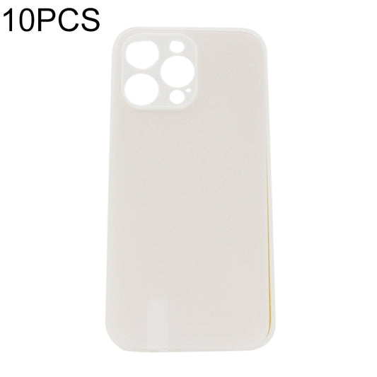 For iPhone 14 Pro 10pcs Thermal Transfer Glass Phone Case(Transparent) - iPhone 14 Pro Cases by buy2fix | Online Shopping UK | buy2fix