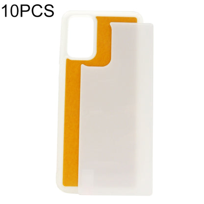 For Samsung Galaxy S20 10pcs Thermal Transfer Glass Phone Case(White) by buy2fix