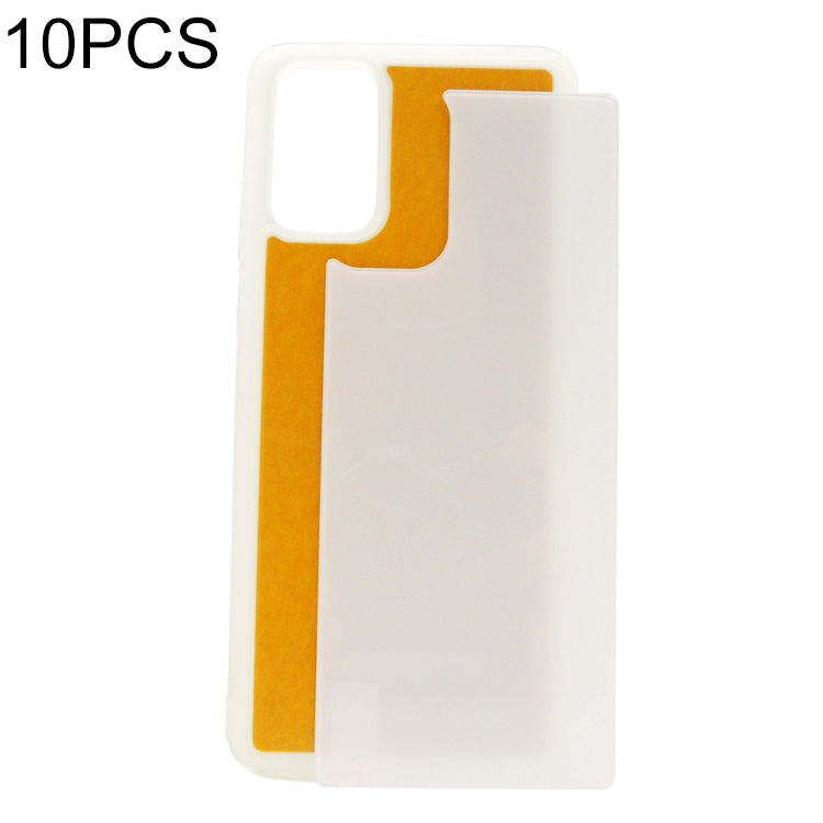For Samsung Galaxy S20+ 10pcs Thermal Transfer Glass Phone Case(White) by buy2fix