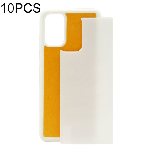For Samsung Galaxy S20 Ultra 10pcs Thermal Transfer Glass Phone Case(Transparent) by buy2fix