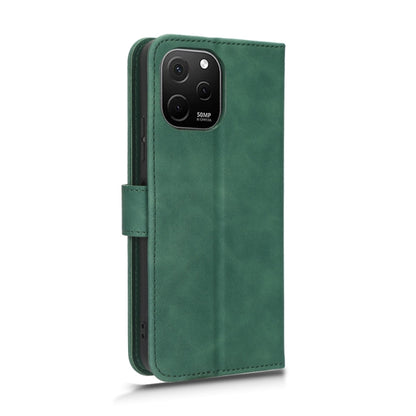 For Huawei  Nova Y61 Skin Feel Magnetic Flip Leather Phone Case(Green) - Huawei Cases by buy2fix | Online Shopping UK | buy2fix