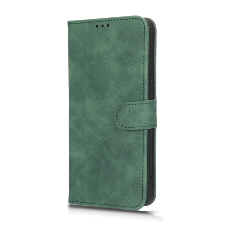 For Nokia C31 Skin Feel Magnetic Flip Leather Phone Case(Green) - Nokia Cases by buy2fix | Online Shopping UK | buy2fix