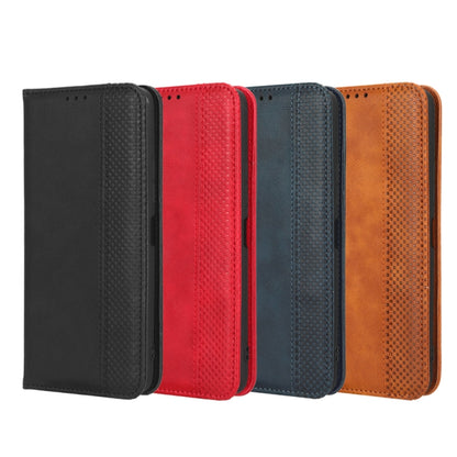 For Huawei nova 10 SE Magnetic Buckle Retro Texture Leather Phone Case(Brown) - Huawei Cases by buy2fix | Online Shopping UK | buy2fix